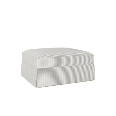 Lucia Slipcovered Ottoman