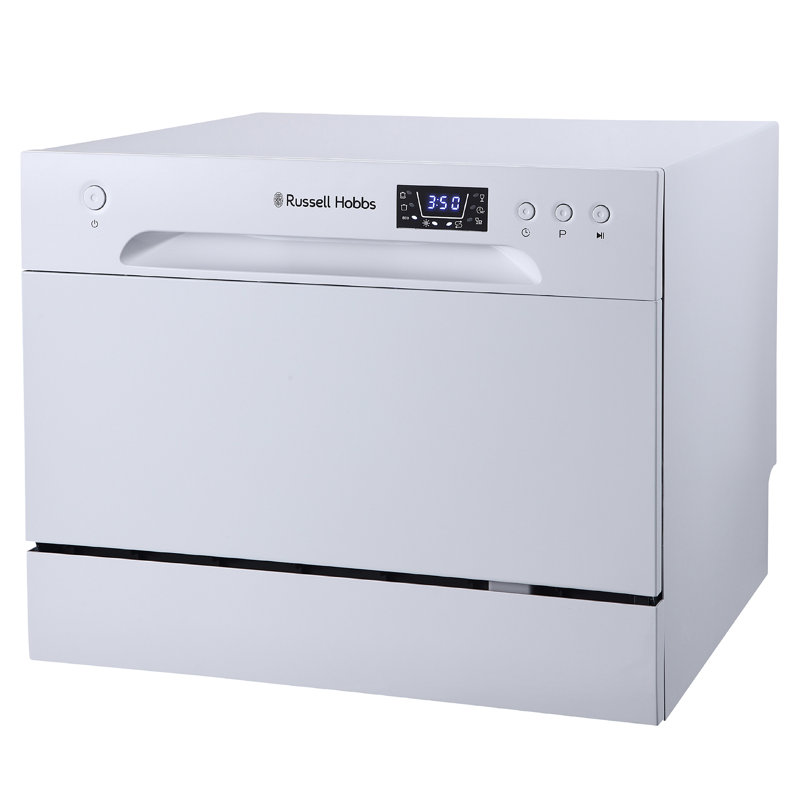 Russell Hobbs Rhttdw6w 6 Place Setting Table Top Dishwasher - White