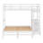 Jaeline Bunk Bed with Built-in Desk and Three Drawers-284443866