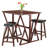 Glaser - Person Solid Wood Top Double Pedestal Dining Set