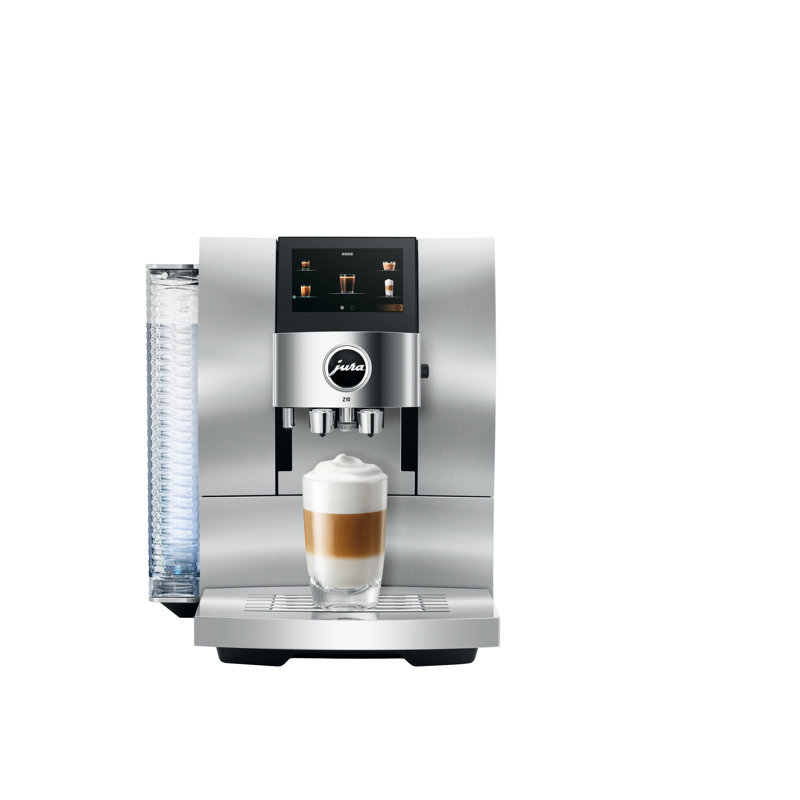 JURA Z10 Fully Automatic Espresso Machine with Cold Brew, Aluminum White