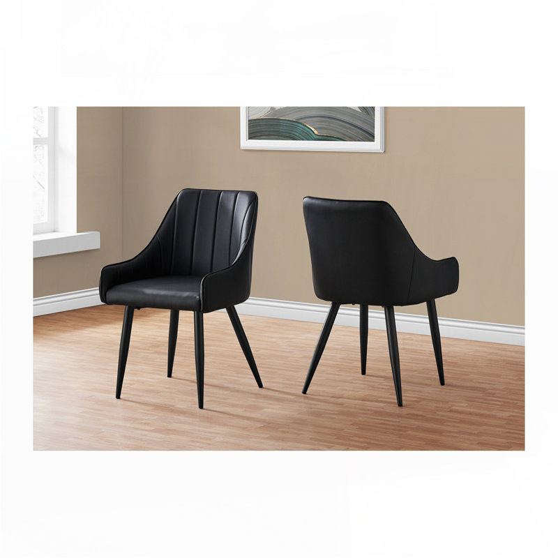 Chaise de salle à manger, Noir, noir, noir, noir