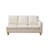 White Milk Faux Leather L shape Couch Living Room Sofa Set-81407049-87463986