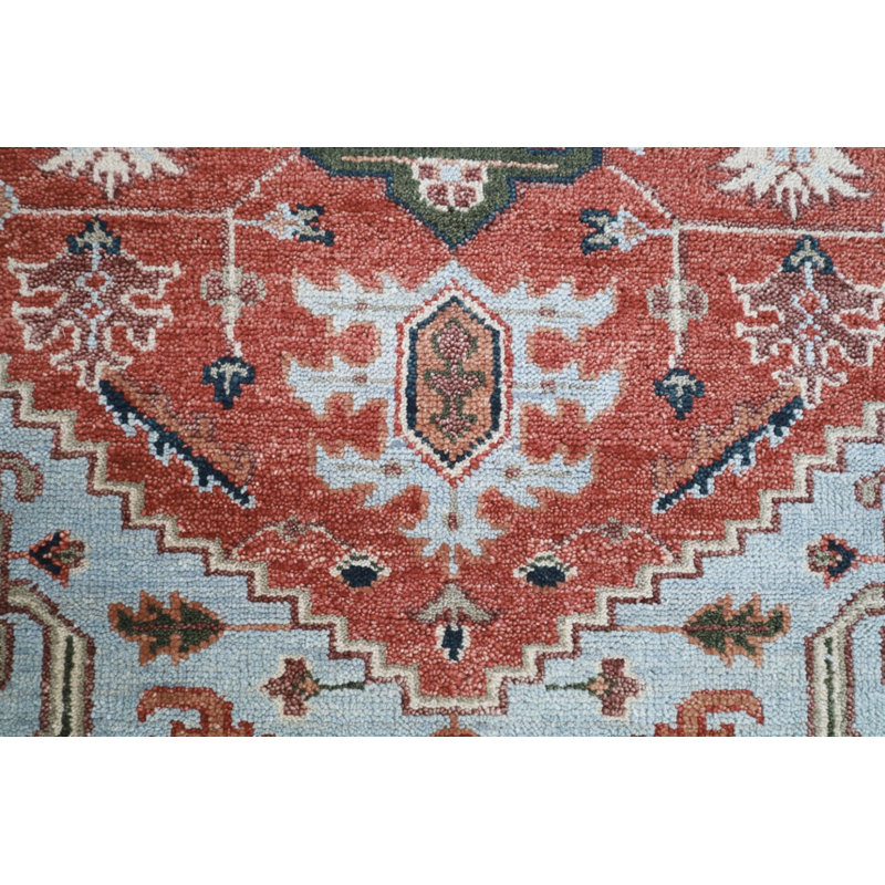Tapis rectangulaire unique de 9 pi 1 po x 11 pi 11 po