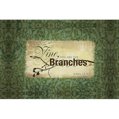 Vine And Branch - Wrapped Canvas Print