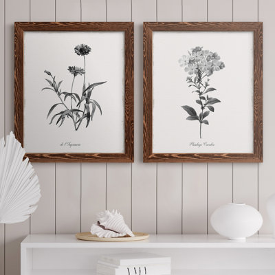 Simply Imperial - Ensemble de 2 peintures sur toiles encadrées