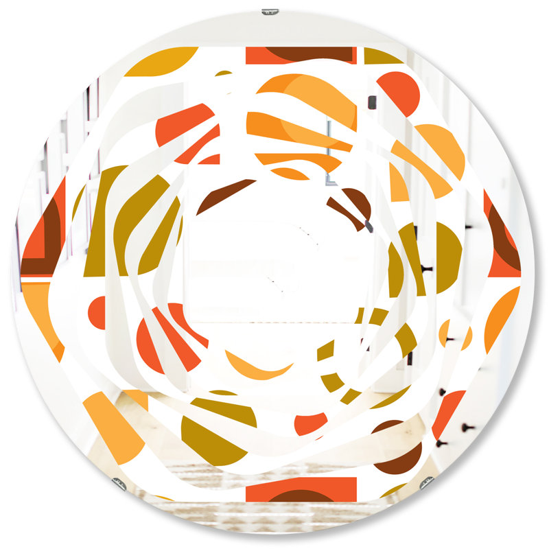 Miroir mural Whirl Abstract I, H 31,5 po x l po