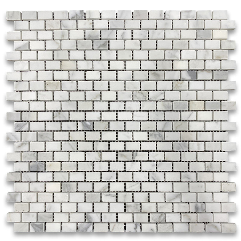 Carreau de mosaïque en marbre 12 po x 12 po