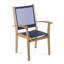 Chaise de patio empilable en teck Barbados-28333143