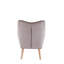 Fauteuil à oreilles Kiwanis en velours capitonné de 26,75 po de largeur-86926398