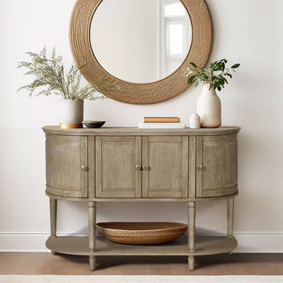 Armoire décorative avec tablette inférieure pour le salon