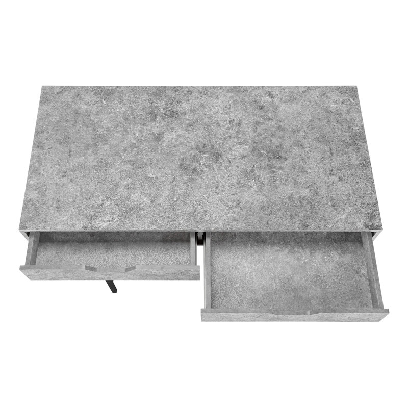 Modern Minimalist Computer Desk, Gray
