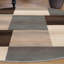 Tapis gris-brun rond patchwork résistant aux taches-605977233
