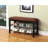 Dark Espresso Wood Shoe Bench With Chocolate Microfiber Seat For Hallway And Bedroom