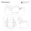 Fauteuil inclinable, oscillant et oscillant de 39 po Jacelynn-1281395474