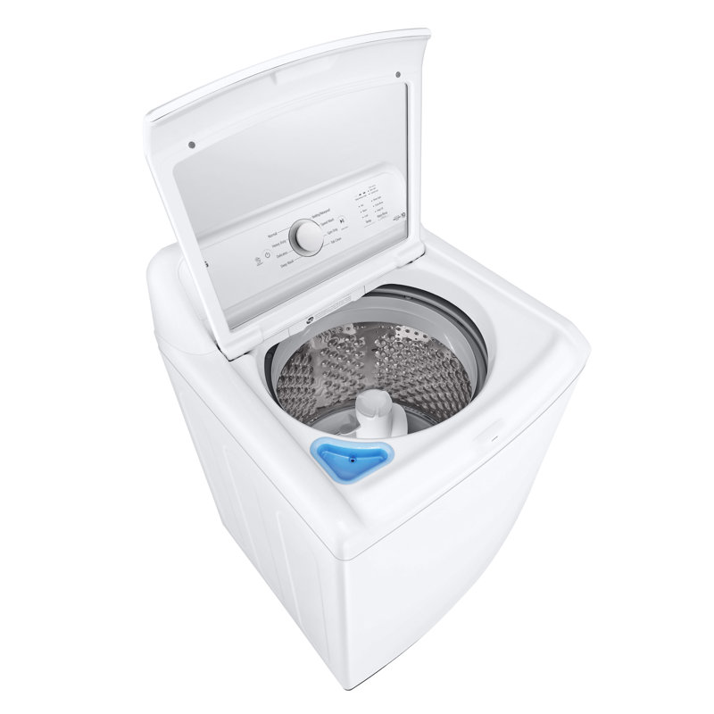 LG Top Load Washer with 4-Way Agitator® and TurboDrum®, Technology, 4.1 cu. ft., White