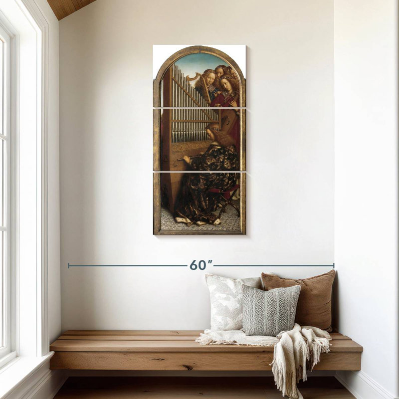 Retable de Ghent - Ange, H 44 po x l 21 po