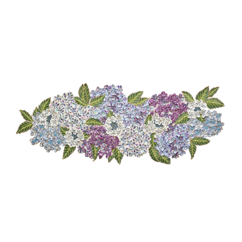Hydrangea Floral Table Runner