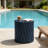 Outdoor Side Table With Fluted Design