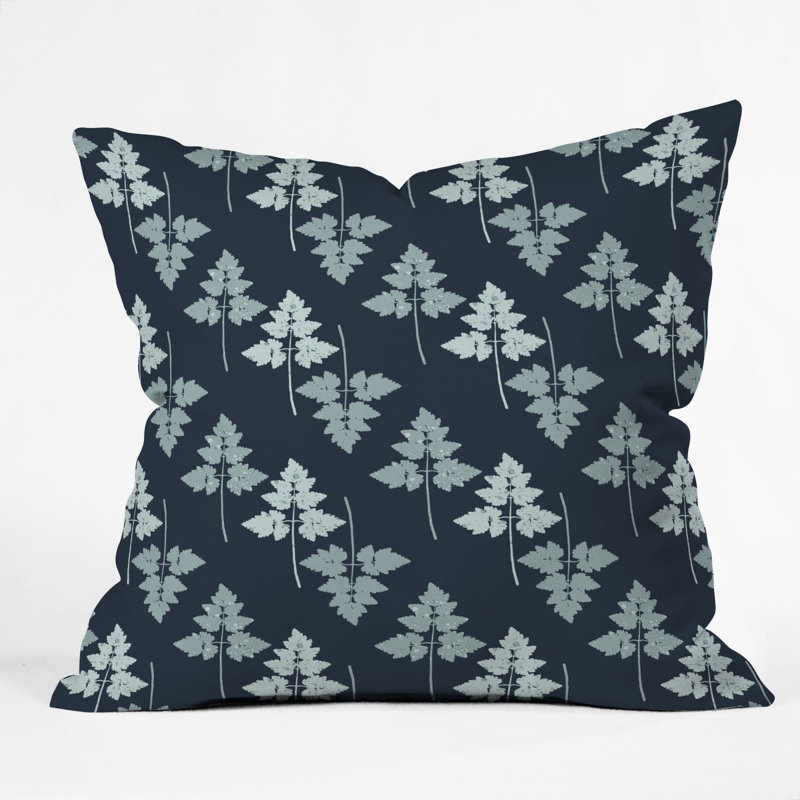 Coussin décoratif haut et bas mareike boehmer leaves