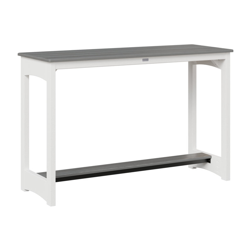 Table de bar Berlin Gardens, Bois flottant gris, H 38,5 po x l 60 po x P 22 po