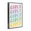 «Pastel Retro Girls Text White», estampe numérique par Nataly White-107872819-111705609
