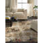 Desert Abstract Area Rug in Ivory-887109602