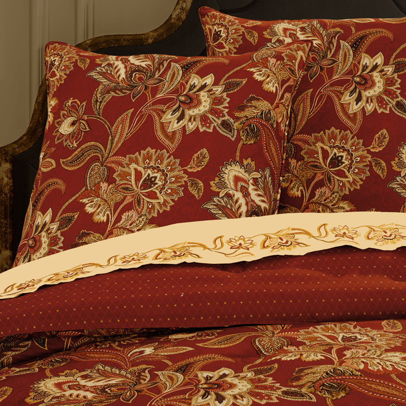 Montecito Red Euro Sham, Red
