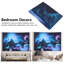 Tapisserie murale de fond, couverture suspendue multifonctionnelle en fibre de polyester (230 x 180 cm)