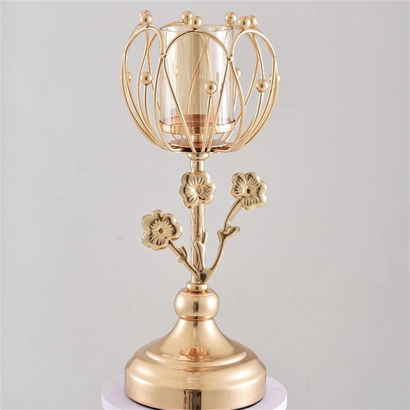 Porte-bougie Vintage Art, H 15,94 po x l 4,53 po x P 4,53 po