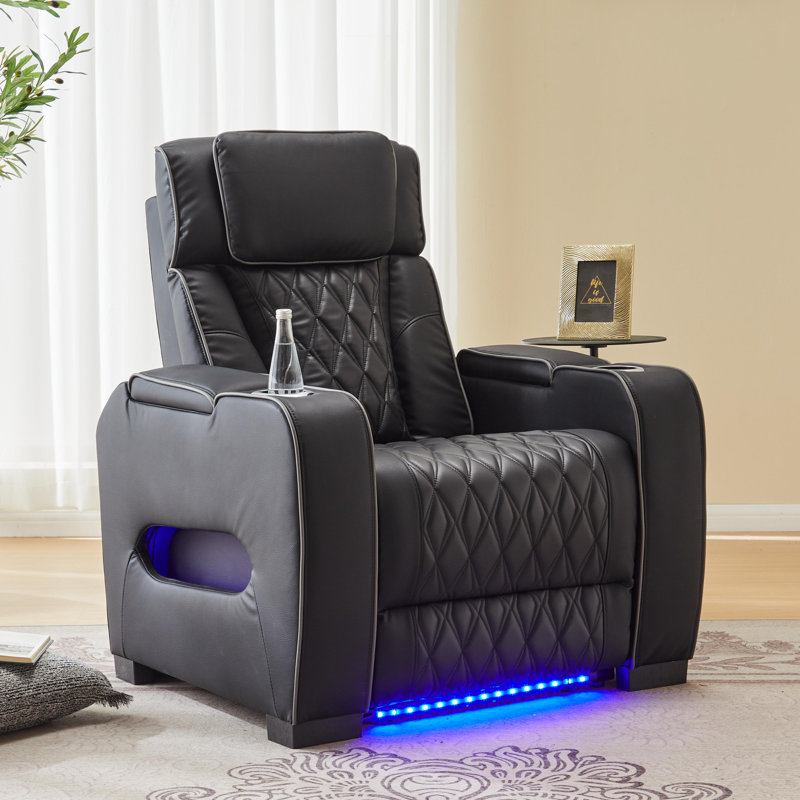 Fauteuil inclinable électrique Sizemore, Noir