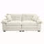 Canapé en chenille de 84 pouces avec coussins en mousse à mémoire de forme et coussins décoratifs pour un salon confortable-269398780