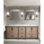 Meuble-lavabo double 84 po Rustwood X P 22 po D, avec plateau en marbre de culture-117971270-117971266