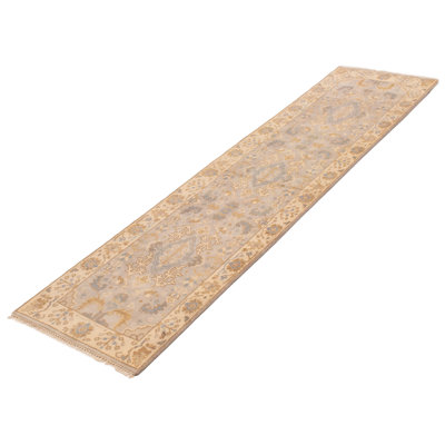 Tapis gris clair Royal Oushak 2 pi 6 po x 10 pi 1 po