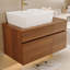 Petit meuble-lavabo flottant simple 31,5 pouces avec lavabo