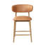 Murphey Upholstered 26'' Counter Stool with Solid Wood Frame-1796195460