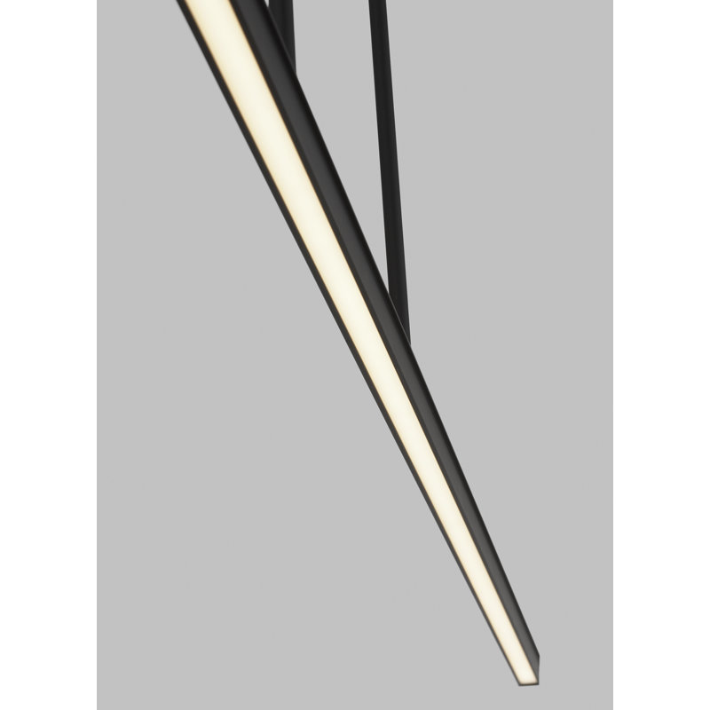 Stagger 1 - Light LED Pendant, Nightshade Black