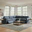 Canapé modulaire inclinable électrique 5 pièces Lana-621813761