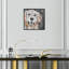 « love golden retriever », impression sur toile tendue-18011216-66813064