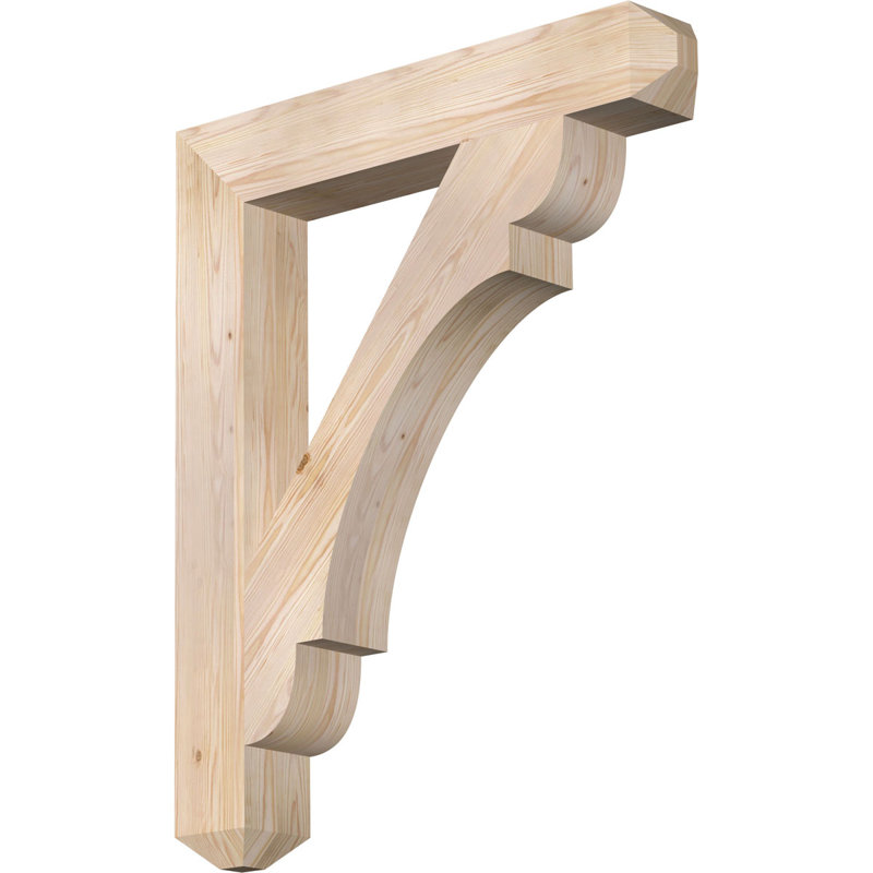 Support lisse pour artisan olympique, Sapin de Douglas, H 44 po x l 5,5 po x P 36 po