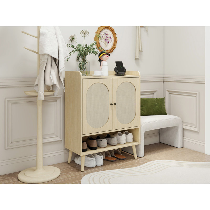 Armoire de rangement pour chaussures autoportante et moderne, pour entrée