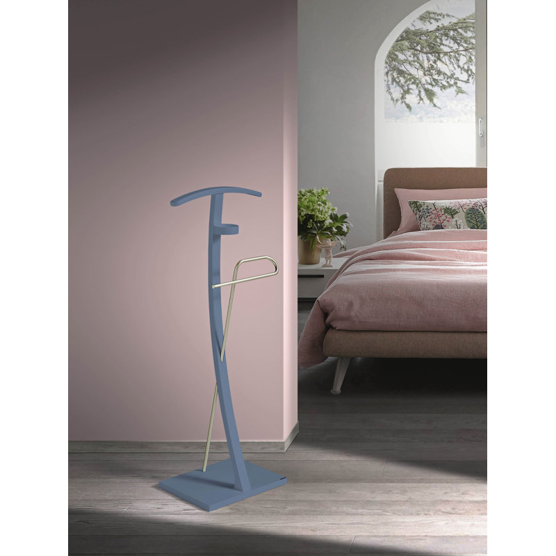 Twigg Freestanding 1 - Hook Coat Rack, Blue