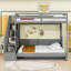 Full Over Full Bunk Bed With Shelves And Storage Staircase-846035180