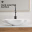 Lavabo vasque de salle de bain en forme de coquille