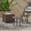 Ensemble de tables d'appoint 3 pièces LIDO