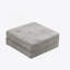 Aucun assemblage requis, tissu polaire circulaire, 1 repose-pieds-72350662