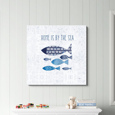 «Sunday on the Coast V» par Pela, impression sur toile tendue