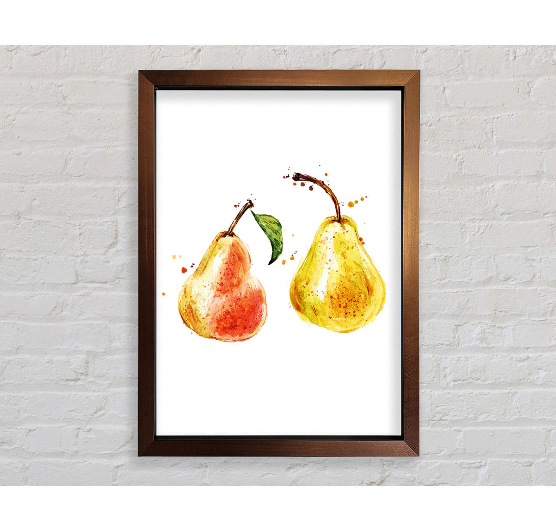 Pear Duo 1 - Einzelne Bilderrahmen Kunstdrucke