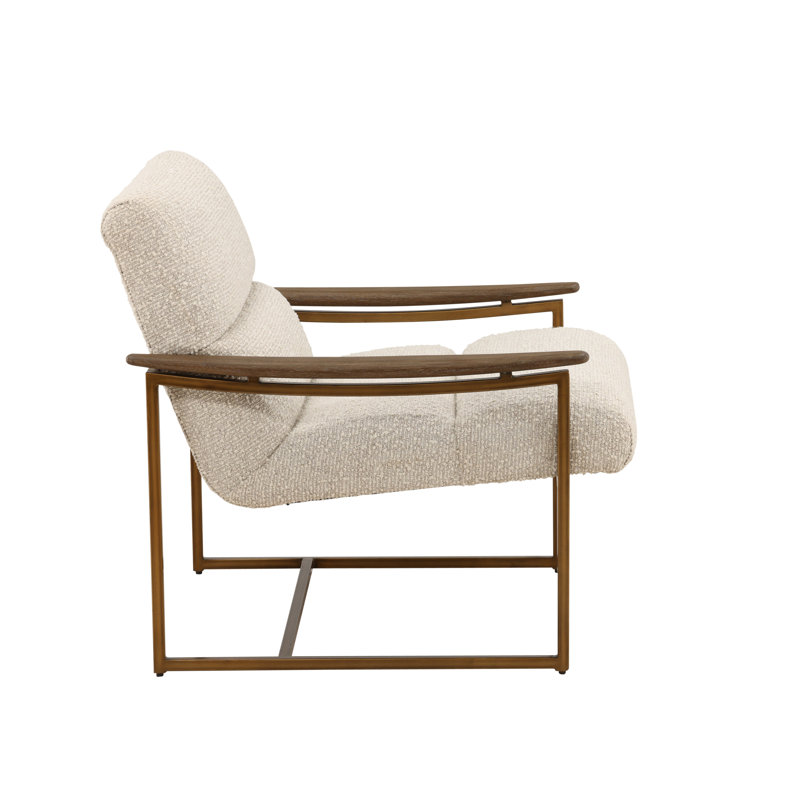 Dovetail Furniture Rue Occasional Chair Cream - Thumbnail 3