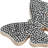 Stylish Butterfly Figurine Crafted from Wood, Glass, and Mango Wood with Intricate Mosaic Design for Elegant Decorative Accent-333485448-333485451